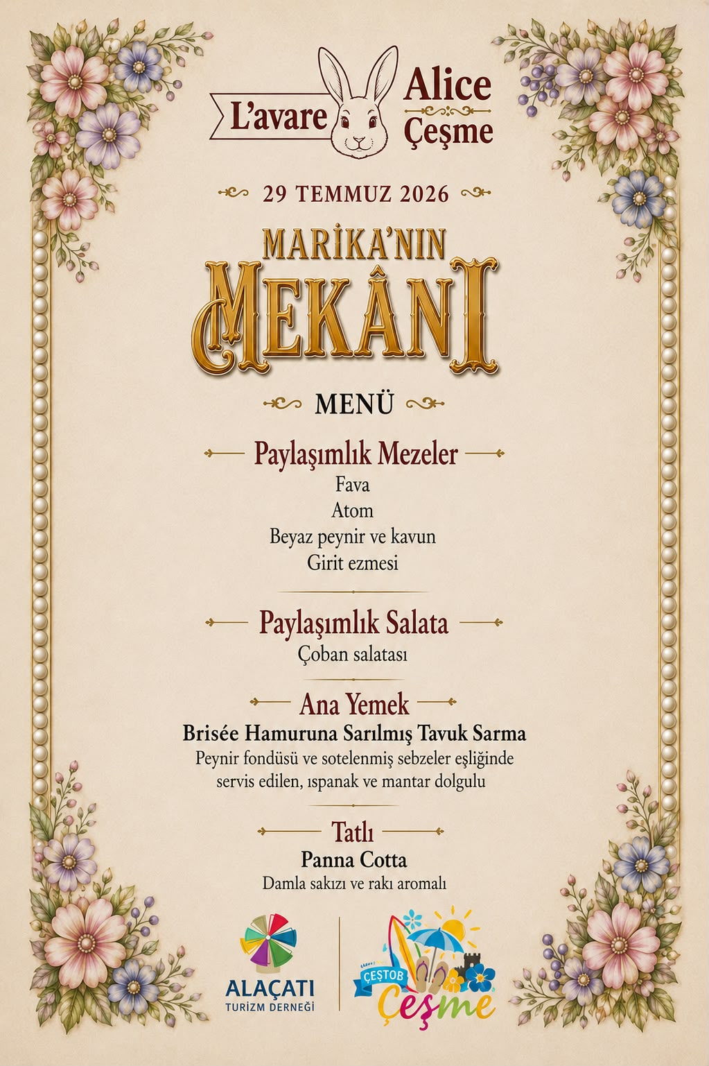Marika’nın Mekânı – L’avare Alice Çeşme Marina’da!